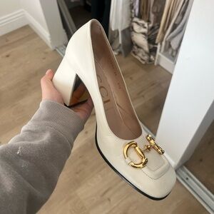 Gucci Women’s mid-heel pump with Horsebit